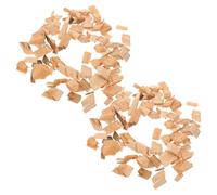 BESPORTBLE Copeaux de Bois pour Fumer la Viande 1.2-2.0 en Cyprès, Granulés pour Barbecue, Parfum Fumé pour Canard Rôti et Fromage, Usage Familial Simple