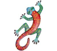 BESPORTBLE Décoration Murale Gecko Fer Statuette Gecko Artisanale Ornements Murales Intérieur Extérieur