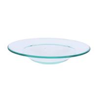 BESPORTBLE Disque de Verre pour Chauffe-Cire et Brûleur à Huile Essentielle, Plat de Remplacement 10 CM pour Lampe Parfumée et Partage en Famille ou Entre Amis
