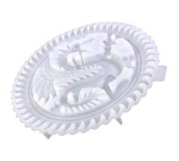 BESPORTBLE Dragon Silhouette Moule Silicone Époxy Résine Décoratif pour Bricolage Moulage de Plaque de Porte ou Décoration Murale Réutilisable et Anti-adhésif