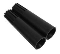 BESPORTBLE Embouts Filetés pour Manche de Balai 2 Pcs en Plastique Pp Noir, Connecteurs de Type Américain Compatibles Rallonge Télescopique, Accessoires pour Balai Ménage et Nettoyage