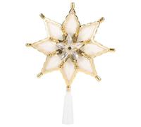 Besportble ÉToile Sapin De NoëL Lumineuse Cimier De Sapin ÉClairé 23.5 X 17.5 X 7 Cm DéCoration De NoëL pour Ambiance Festive À La Maison Magasins Et Bureaux