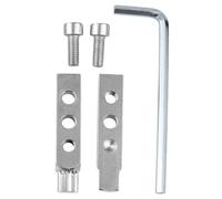 BESPORTBLE Extracteur de Vis Cassée en Acier, pour Conduites D'eau 1/2 et | Outil Multifonction, Compatible Robinet et Tuyauterie, Finition Argenté, Usage Rapide sur Pièces Bloquées
