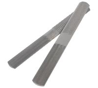 BESPORTBLE fichier plat lime métallique outil de coupe pour travail du bois outillage à main pour finition fine et précision 2pcs acier poignée ergonomique