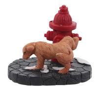 BESPORTBLE Figurine de Chien en Résine pour Jardin et Noël, Borne