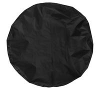 BESPORTBLE Housse de Barbecue Étanche Ronde en Tissu Oxford, Housse de Barbecue Camping, Noir, Dessus Ventilé, Légère, Pliable, Protection UV, pour Fire Pit et Smoker Grill, Usage Patio