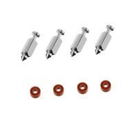 BESPORTBLE Kit Carburateur pour Tondeuse à Gazon Pointeau en Métal, Accessoire Essentiel pour Moteur de Tondeuse, 1 Set de Réparation Fiable