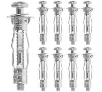 BESPORTBLE Kit de 30 Écrous D'expansion Force Uniforme en Acier Galvanisé Léger et Résistant pour Fixation sur Plaques de Plâtre pour Murs Creux