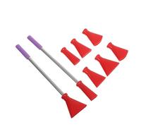 BESPORTBLE Kit de buse pour verser la peinture, kit de peinture fluide, embouts de soufflage en acier inoxydable, 1 set, contrôle précis du flux, pour peinture acrylique, ateliers et