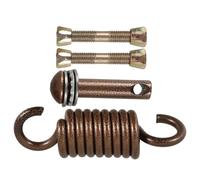 BESPORTBLE Kit Ressorts pour Chaise Hamac et Balançoire de Porche, Accessoires à Suspendre Métal Café Double Renforcé, Kit Complet Sécurisant Rotation Pivotante pour Fauteuil Suspendu