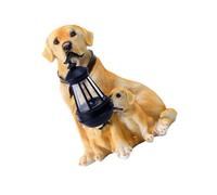 BESPORTBLE Lampe Solaire Statue Chien Jardin Lampe Pour Statue Chien Décoration Extérieure Ornement