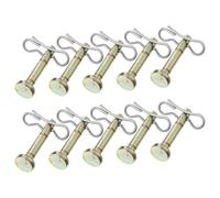BESPORTBLE Lot de 10 boulons de cisaillement en métal pour souffleuse à neige et déneigeuse Pièces de rechange compatibles avec les numéros de pièces 738-04124 et 714-04040