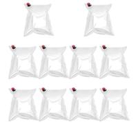 BESPORTBLE Lot de 10 Paquets à Vin Portables 5L avec Bec Verseur à Clapet Poche à Boisson Réutilisable et Rechargeable pour Vin de Voyage Pratique et Étanche