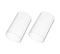 BESPORTBLE Lot de 2 bougeoirs en Verre Coupe-Vent - 15 x 8 cm