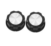BESPORTBLE Lot de 2 Boutons de Remplacement en Abs Noir pour Four et Appareils Cuisine, Étanches et Résistants à L’huile, Réglage Minuterie et Température