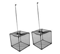 BESPORTBLE Lot De 2 Filtres pour Pompe De Bassin Filtre Submersible Filtrant pour Pompe De Bassin pour Système De Filtration De en Maille Noir