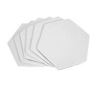 BESPORTBLE Lot de 6 Panneaux Acoustiques Décoratifs Autocollants en Fibre de Polyester, Panneau Acoustique Décoratif pour Home Offices et Jeux Vidéo, Améliore la Clarté Sonore