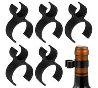 BESPORTBLE Lot de 9 Pinces à Bougie en Plastique Léger, Clips de Sécurité pour Porte-Bouteilles de Vin, Compatibles Bouteilles à Long Col, Accessoires Réutilisables pour Fête, Anniversaire