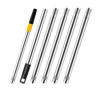 BESPORTBLE Manche Extensible Amovible pour Rouleau à Peinture en Acier Inoxydable 1,7m Multi-usage Perche Télescopique pour Peinture et Nettoyage à Domicile