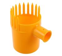 BESPORTBLE Outil Cueille-Fruits Portable en Plastique Orange avec Panier Détachable Cueillette de Jujubes et Agrumes Les Jardins à Domicile