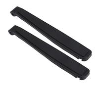 BESPORTBLE Paire D'accoudoirs de Rechange en Plastique Noir pour Chaise de Bureau et Camping, Coussin Soulageant la Pression du Coude, pour Usage Extérieur