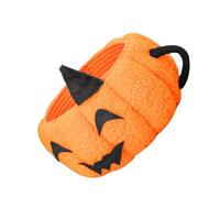 BESPORTBLE Panier à Jouets Corde de Coton Tressée Panier Halloween Forme de Citrouille Organiseur de Bureau Rangement