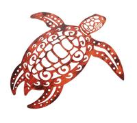 BESPORTBLE Pendentif Tortue Décoration Murale Métal Art Mural Suspendu Forme De Tortue De Mer Pour Intérieur Extérieur