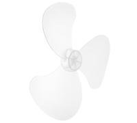 BESPORTBLE Pièces de pales de ventilateur de rechange en plastique léger à trois lames, faciles à nettoyer, compatibles ventilateur électrique universel, ventilateur pied 14 et 16 pouces