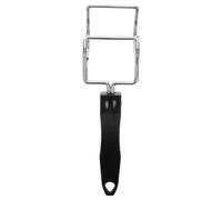 BESPORTBLE Pince à Grille de Four en Acier Inoxydable pour Barbecue et Camping, Accessoire Compact pour Retirer Facilement Plaques, Poêles et Grilles en Extérieur