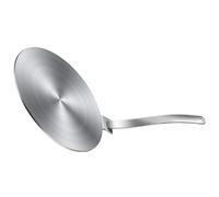 BESPORTBLE Plaque de Diffusion de Chaleur Adaptateur en Acier Inoxydable Compatible et Résistant Disque Relais avec Poignée Détachable pour Cuisinière à Induction