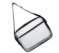 BESPORTBLE Pochette de Rangement Outils Design Simple Transparente en PVC Anti-Statique Bandoulière et Capacité Pratique pour Usage Quotidien ou Présent