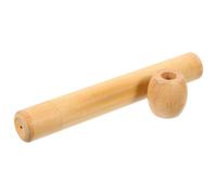 BESPORTBLE Porte-Brosse à Dents en Bambou Naturel Rond Finition Lisse, Support Compact pour Salle de Bain et Hôtels, Design Rustique et Savoir-