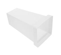 BESPORTBLE Porte-Fleurs de Table en PP Blanc Simple et Généreux, Pot de Plante pour Porche et Chambre, Rangement Pratique et Élégant