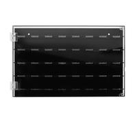 BESPORTBLE Présentoir Mural pour médiators - 40 emplacements - Organisateur Transparent pour médiators de Guitare - Boîte vitrine pour Collection de de Guitare, ukulélé électrique et ukulélé -