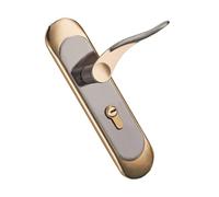 BESPORTBLE Serrure de Porte Intérieure Café, en Alliage D'aluminium | Verrou Simple et Pratique, Résistant à Rouille L'usure, Poignée Lisse, Chambre Salon