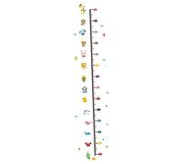 BESPORTBLE Sticker Mural De Mesure Hauteur Motif Animal De Dessin Animé Autocollant Pour Tableau De Croissance