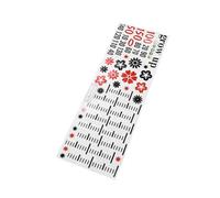 BESPORTBLE Stickers Muraux Toise pour Chambre Garçon Fille Mesure de Motif Dessin Animé Oiseaux