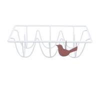 BESPORTBLE Support à Œufs Fer Blanc avec Fond Antidérapant Porte-œufs Créatif et Pratique pour Cuisine et Pâtisserie Organise et Protège les Œufs de Façon Ordonnée