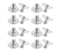 BESPORTBLE Support de Montage Rond en Fer 20 Pièces pour Vérins à Gaz 3 Trous, Facile à Utiliser et Transporter, Adapté pour Bateaux et Camping-car Usage Intérieur et Extérieur