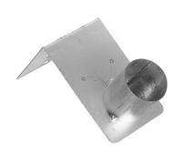 BESPORTBLE Support Mural et Compatible en Acier Argenté Fixation Stable pour Miroir Convexe Grand Angle pour Miroir de Sécurité Trafic et Rue