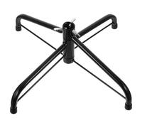 BESPORTBLE Support pour Sapin de Noël Pliable en Fer Noir pour Tube 1, 9 Cm | Compatible Arbre Artificiel 1, 2 à 1, 5m, Structure Acier Robuste, Usage Noël et Mariages