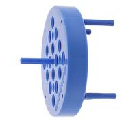 BESPORTBLE Support Rond en Plastique 2pcs avec 20 Trous, Support Flottant pour Tubes à Échantillons, pour Usage en Préparation D’échantillons en Laboratoire