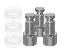 BESPORTBLE Valve Flotteur Automatique 3pcs pour Autocuiseur en Acier Inoxydable Joint Caoutchouc, Étanchéité et Résistance la Corrosion, Accessoires pour Cocotte Électrique 4l/5l/6l
