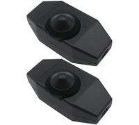 BESPORTBLE Variateur pour Lampe LED Rotatif 220v Bouton Dimmer Intégré, Design Chic en Abs, Pack de 2 pour Lampes Domestiques et Cinéma à Domicile