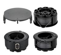 BESPOT obines de fil compatibles avec Bosch UniversalGrassCut 18/18-26/18-260 (pas pour EasyGrassCut), 3 bobines de rechange (6 m, Ø 1,6 mm) avec couvercle pour coupe-bordures F016800570
