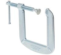 Bessey CM34DR Collier de serrage en C à portée profonde malléable Noir et rouge 7,6 cm x 11,4 cm