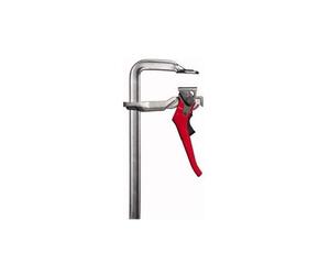 BESSEY GH12 serre-joints Pince à cliquet 12 cm Acier brossé, Rouge
