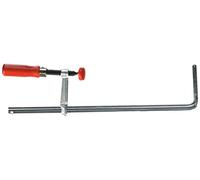 BESSEY GTR30B6 Pince de serrage de table en acier avec capacité de 29,5 cm x profondeur de 6,4 cm et force de serrage de 180 kg Rouge/argenté