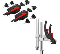 Bessey Serre-joints TW-KLI & WNS MFT-A – 2 x élément TW-KLI, 2 x WNS MFT-A à serrage bas