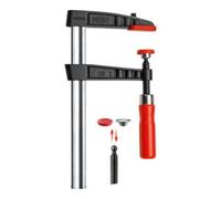 Bessey Serre-joint fonte malléable TG 400/175 (TG40) – Cap. 400 mm, portée 175 mm, poignée bois